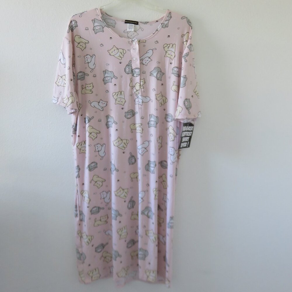 (#Y) Not a morning person PJ Night Gown one size